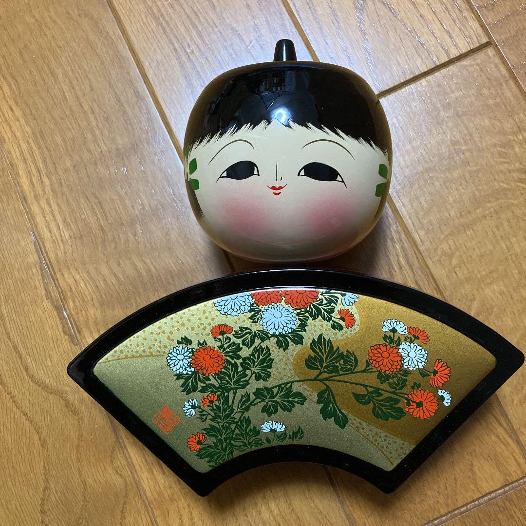 Amazon | 近代こけし 柳山作 漆工芸こけし | 民芸品 | おもちゃ